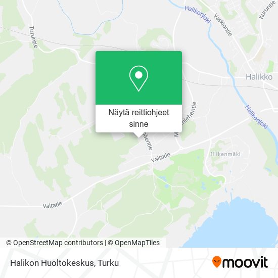 Halikon Huoltokeskus kartta