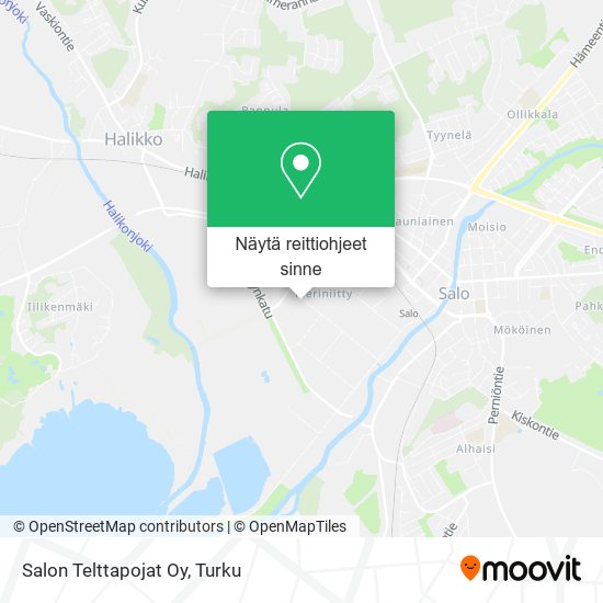 Salon Telttapojat Oy kartta
