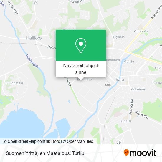 Suomen Yrittäjien Maatalous kartta