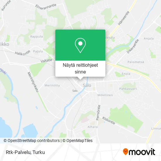 Rtk-Palvelu kartta