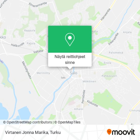 Virtanen Jonna Marika kartta