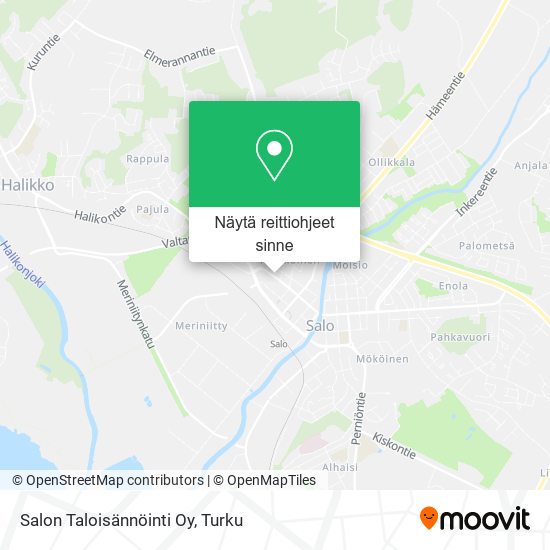 Salon Taloisännöinti Oy kartta