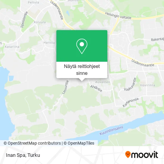 Inan Spa kartta