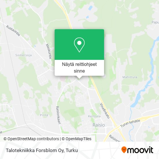Talotekniikka Forsblom Oy kartta