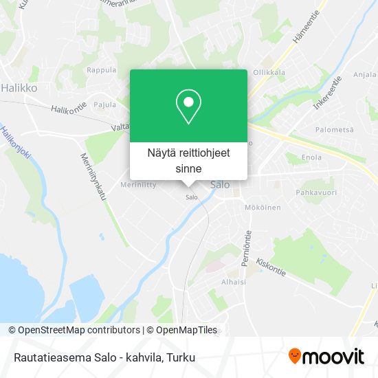 Kuinka päästä kohteeseen Rautatieasema Salo - kahvila paikassa Turku  kulkuvälineellä Bussi?