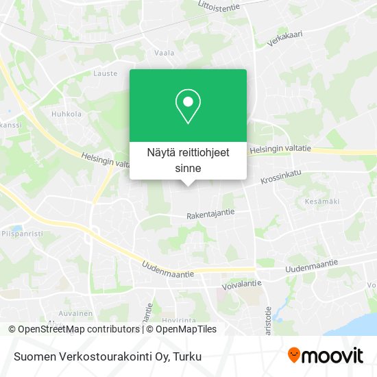 Suomen Verkostourakointi Oy kartta