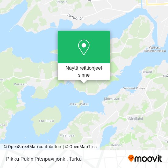 Pikku-Pukin Pitsipaviljonki kartta