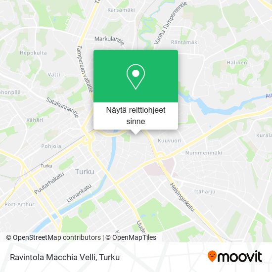 Ravintola Macchia Velli kartta