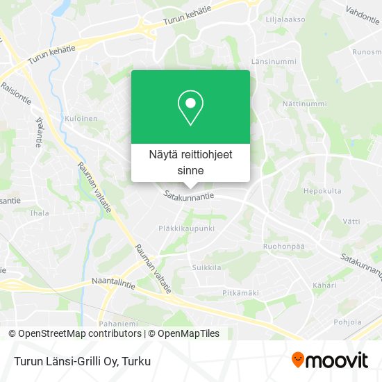 Turun Länsi-Grilli Oy kartta