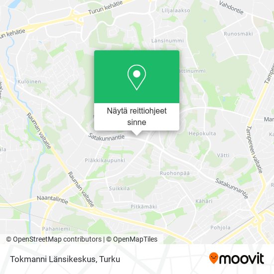 Tokmanni Länsikeskus kartta