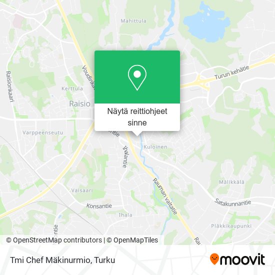 Tmi Chef Mäkinurmio kartta