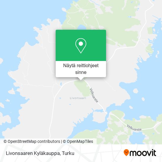 Livonsaaren Kyläkauppa kartta