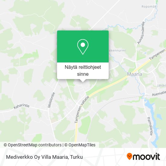 Mediverkko Oy Villa Maaria kartta