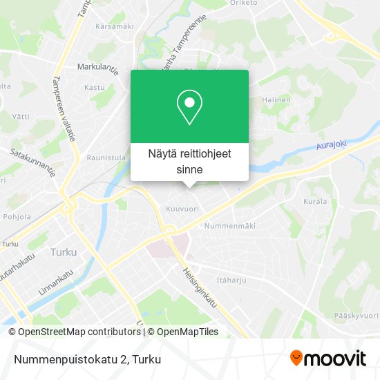 Nummenpuistokatu 2 kartta