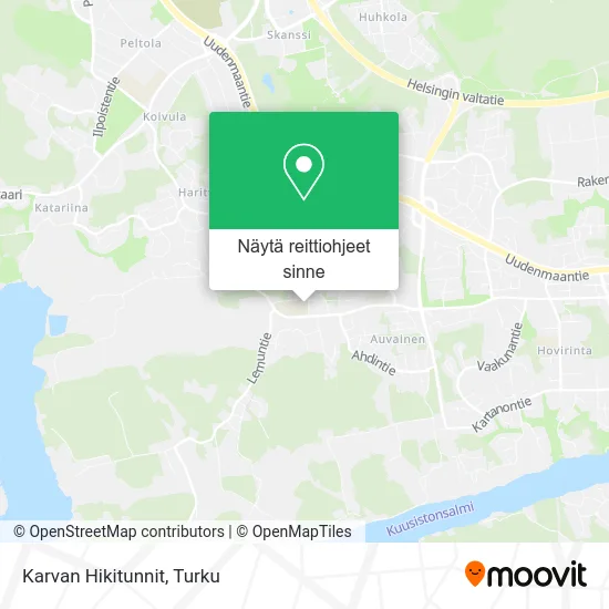 Karvan Hikitunnit kartta