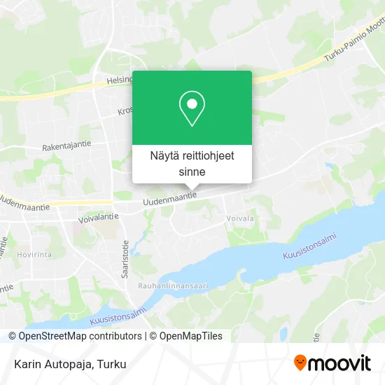 Karin Autopaja kartta