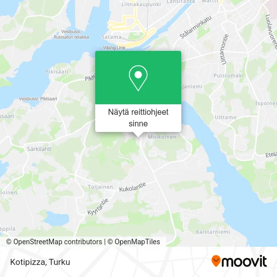 Kotipizza kartta