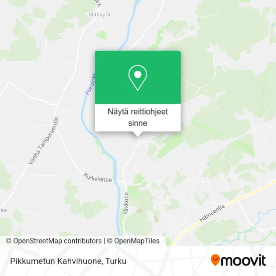 Pikkumetun Kahvihuone kartta