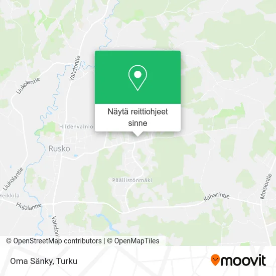 Oma Sänky kartta