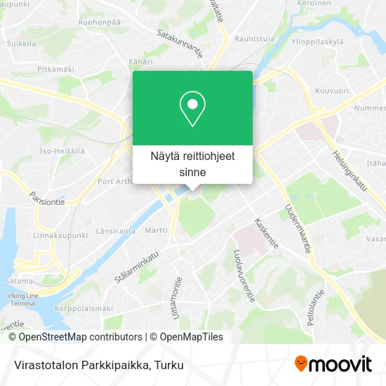 Virastotalon Parkkipaikka kartta