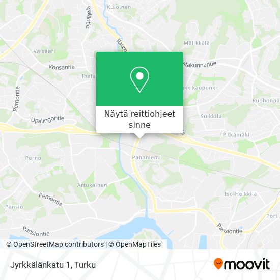 Jyrkkälänkatu 1 kartta