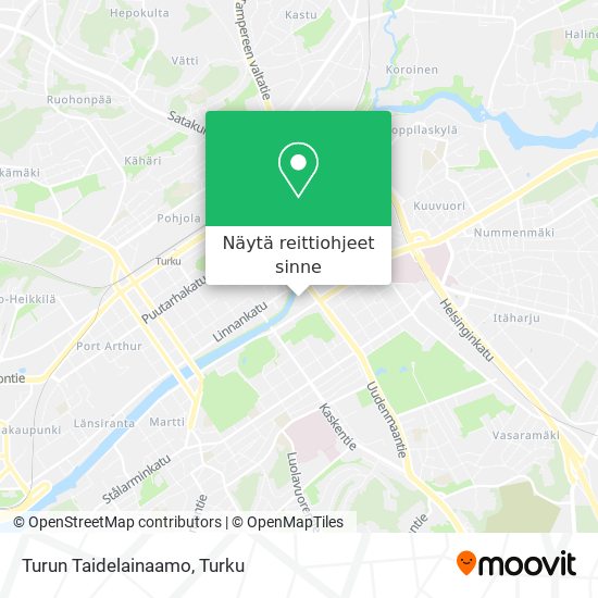 Turun Taidelainaamo kartta