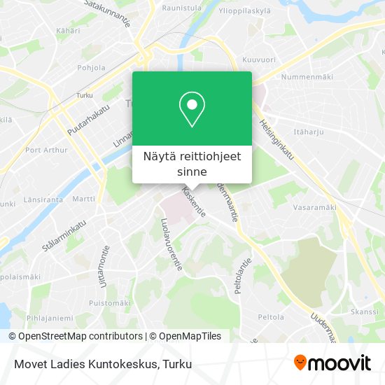 Movet Ladies Kuntokeskus kartta