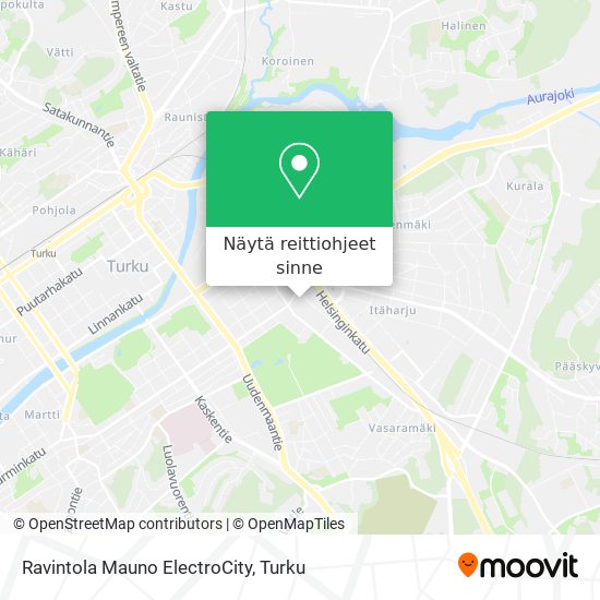 Ravintola Mauno ElectroCity kartta