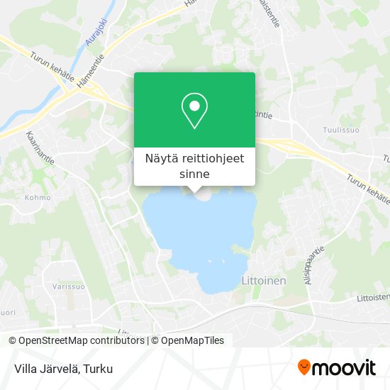 Villa Järvelä kartta
