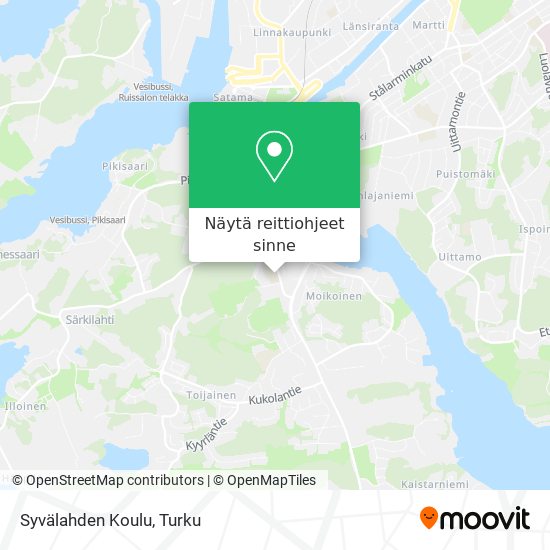 Syvälahden Koulu kartta