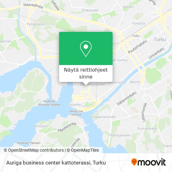 Auriga business center kattoterassi kartta