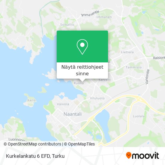 Kurkelankatu 6 EFD kartta