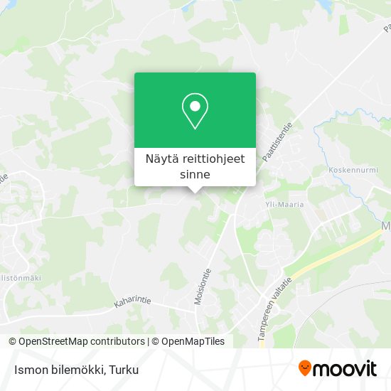 Ismon bilemökki kartta