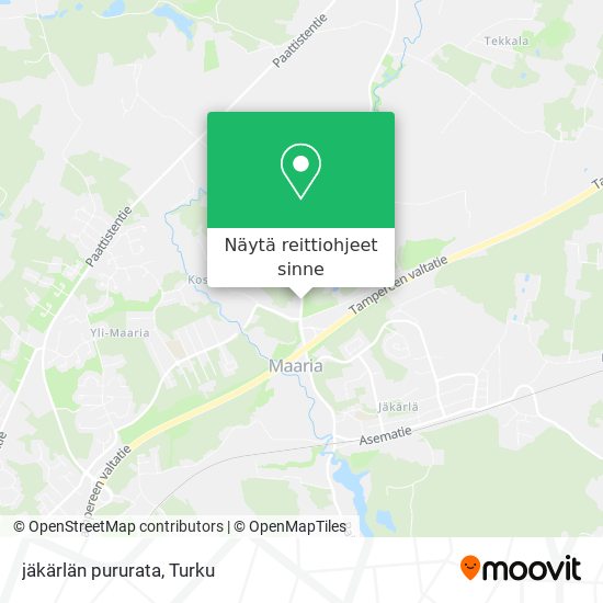 jäkärlän pururata kartta