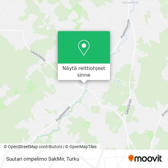 Suutari ompelimo SakMir kartta