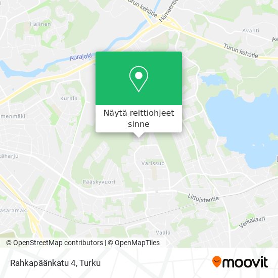 Rahkapäänkatu 4 kartta