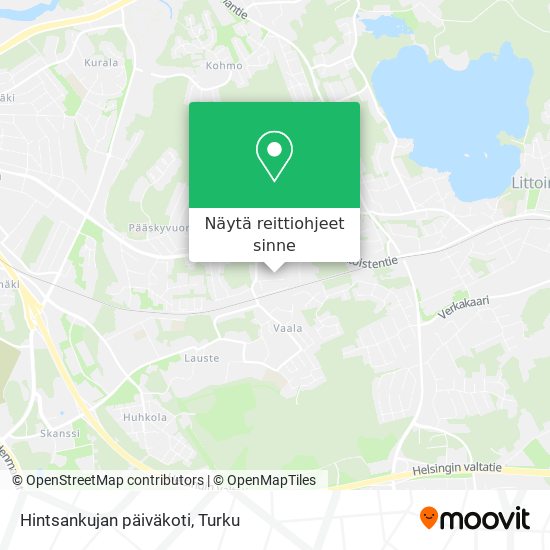 Hintsankujan päiväkoti kartta