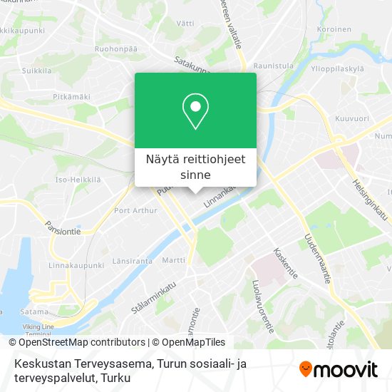 Kuinka päästä kohteeseen Keskustan Terveysasema, Turun sosiaali- ja  terveyspalvelut paikassa Turku kulkuvälineellä Bussi?