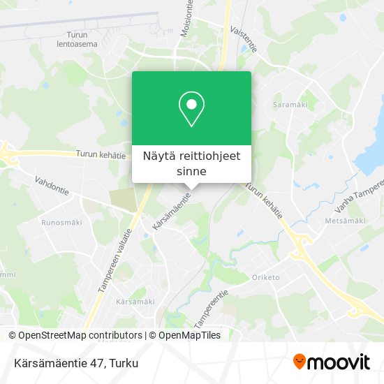 Kärsämäentie 47 kartta
