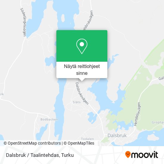 Dalsbruk / Taalintehdas kartta