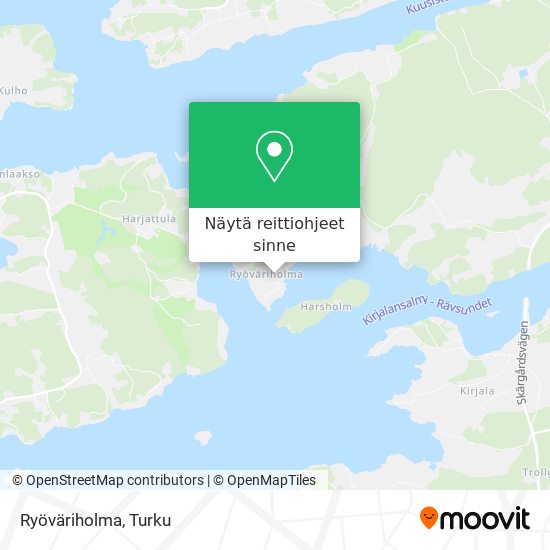 Ryöväriholma kartta