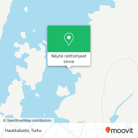 Haukkaluoto kartta