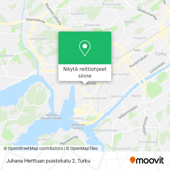 Juhana Herttuan puistokatu 2 kartta