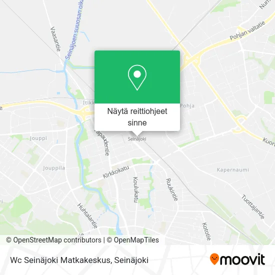 Wc Seinäjoki Matkakeskus kartta
