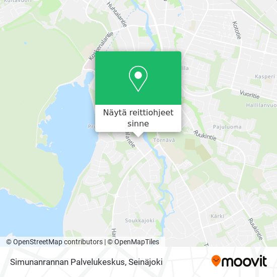 Simunanrannan Palvelukeskus kartta