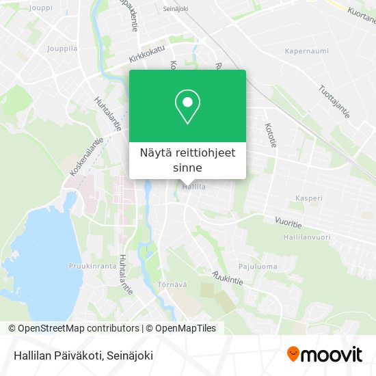 Hallilan Päiväkoti kartta