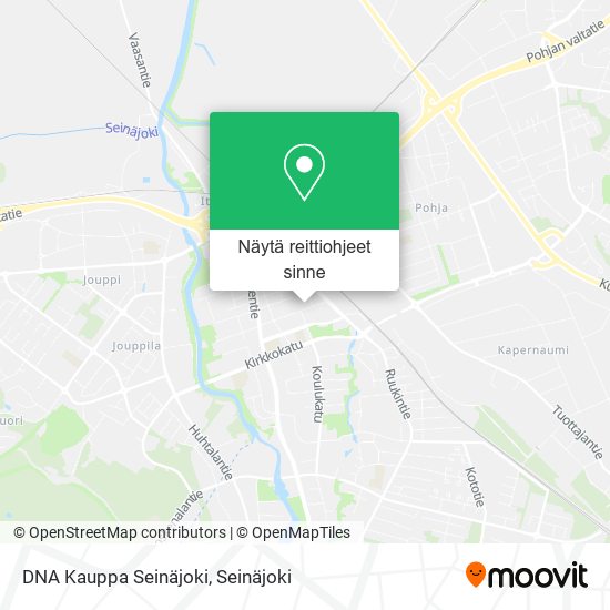 DNA Kauppa Seinäjoki kartta