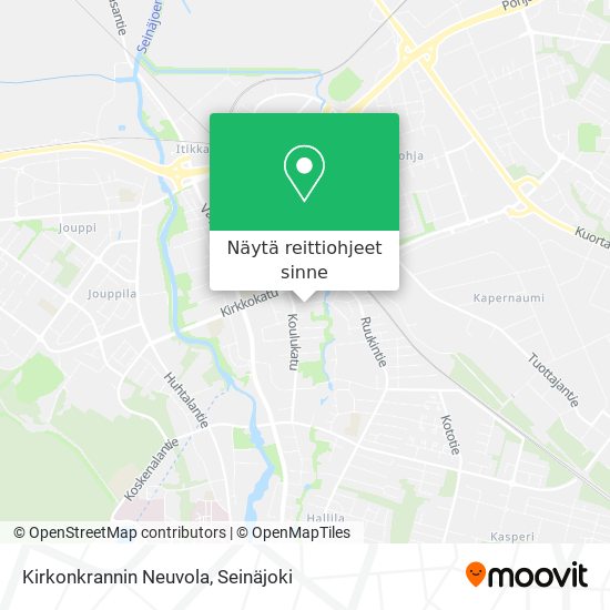 Kirkonkrannin Neuvola kartta