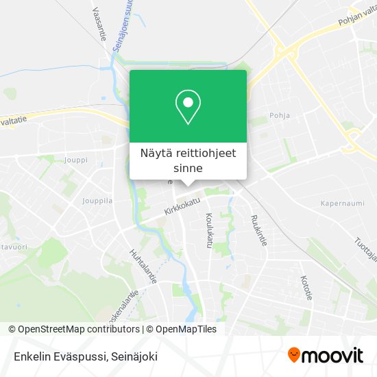 Enkelin Eväspussi kartta