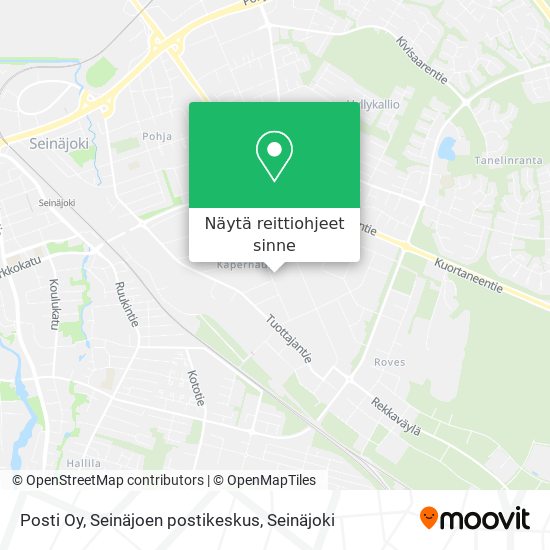 Posti Oy, Seinäjoen postikeskus kartta